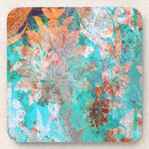Porta-copo Pintura floral