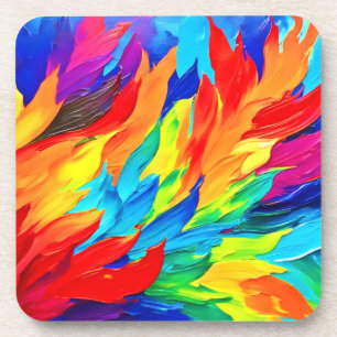 Porta-copo Pintura por Abstrato de expressão vibrante