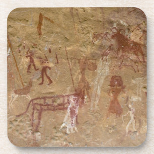 Porta-copo Pinturas rupestres pré-históricas, Akakus, Saara