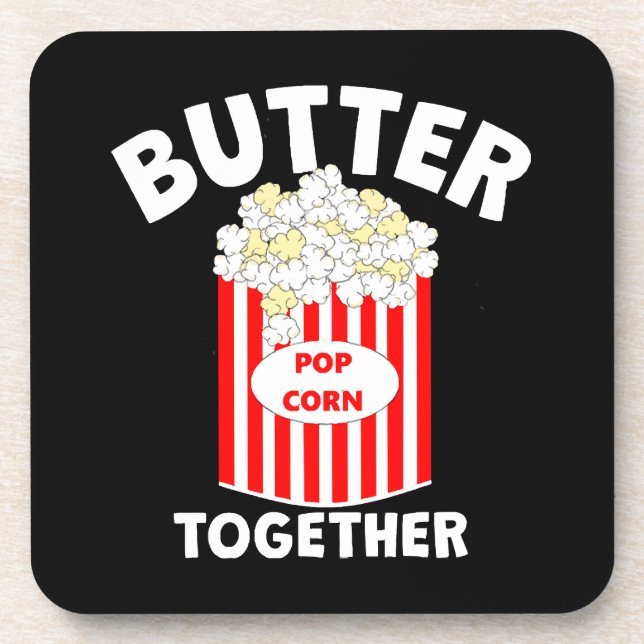 Porta-copo Pipoca de Filme BUTTER Juntos (Frente)