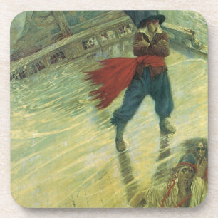 Porta-copo Pirata Antigo, O Holandês Voador por Howard Pyle