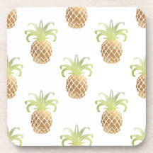 PixDezines Abacaxis Falsos Dourados/com fundo DIY