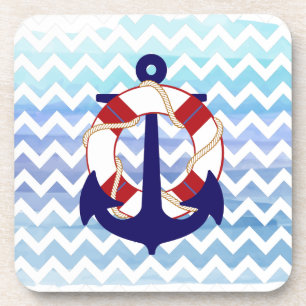Porta-copo PixDezines chevron/aquático/aquarela