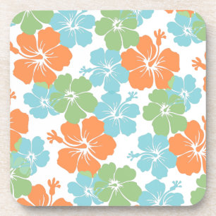 Porta-copo PixDezines hibisco/fundo de diy