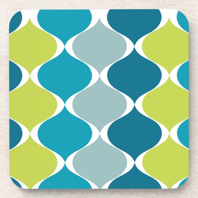 Porta-copo PixDezines mod ogee/cor de fundo diy (Frente)
