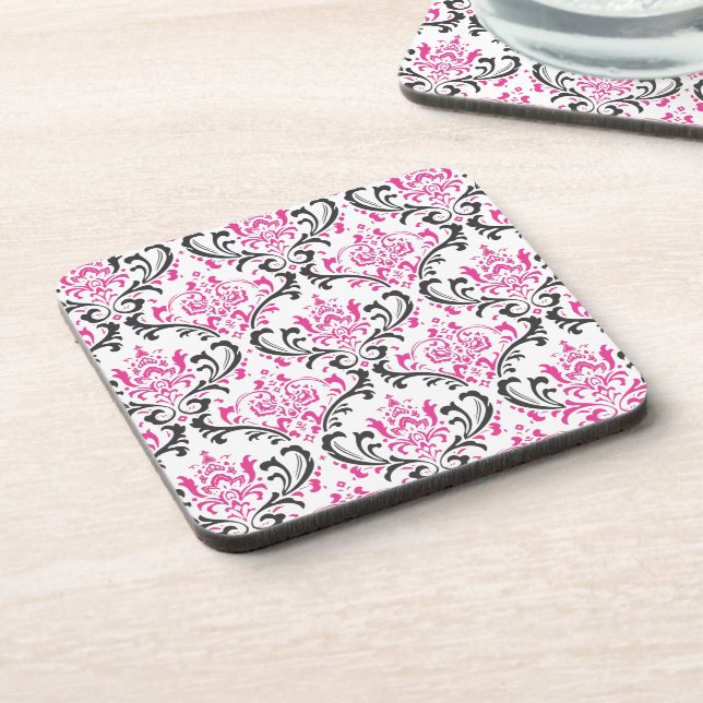 Porta-copo PixDezines Rossi Damask/cores DIY (Left Side)