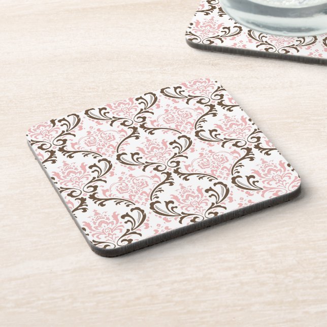 Porta-copo PixDezines Rossi Damask/cores DIY (Left Side)