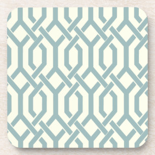 Porta-copo PixDezines Treliça Kew cor de fundo em ardósia/DIY