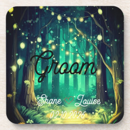 Porta-copo Placa de Assento Casamento