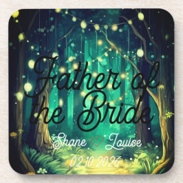 Porta-copo Placa de Nome de Assento Casamento