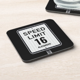 Porta-copo Placa de Velocidade de Aniversário de 16 anos Mode