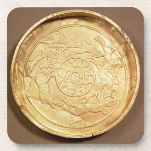 Porta-copo Placa (ouro)
