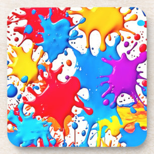 Porta-copo Placas vibrantes de cores neonatais