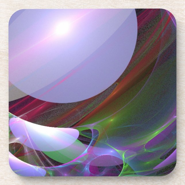 Porta-copo Planeta translúcido (Frente)