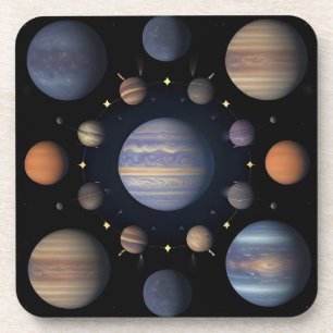 Porta-copo Planetas do Sistema Solar Projeto de Órbita Espaci