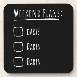Porta-copo Planos de Fim de Semana Dardos