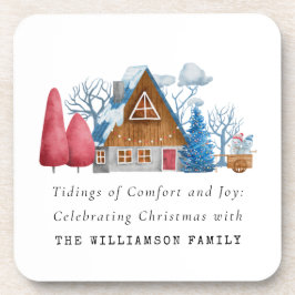 PORTA-COPO PLÁSTICO DA FAMÍLIA DA CASA DE NATAL DE ÁGUA VINTA