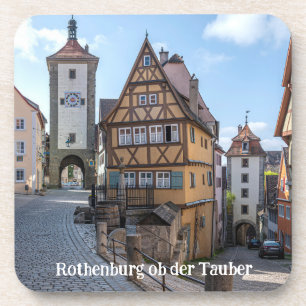 Porta-copo Plönlein em Rothenburg ob der Tauber, Alemanha