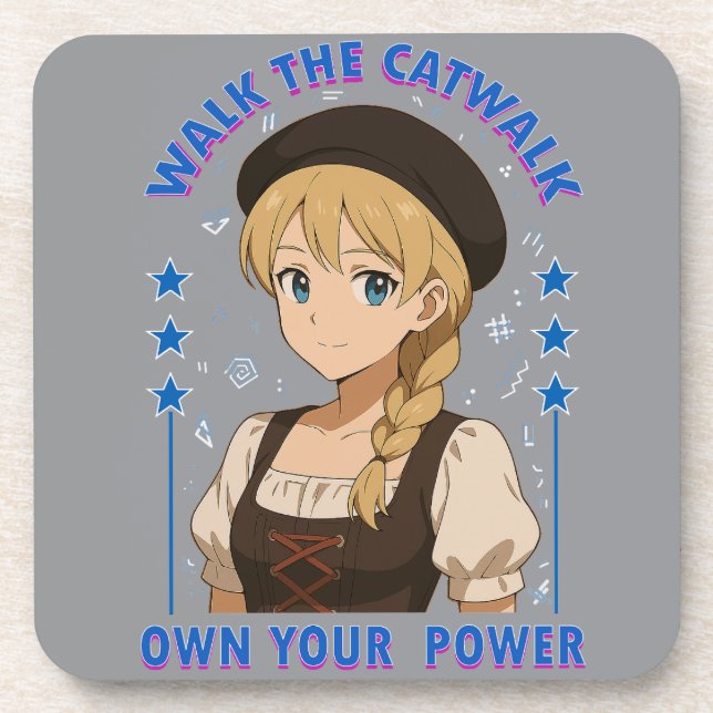 Porta-copo poder da mulher (Frente)