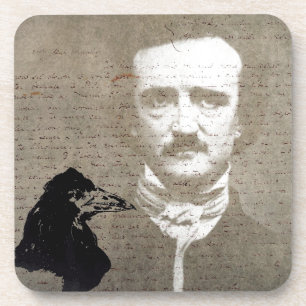 Porta-copo Poe E A Arte Digital Raven Grunge