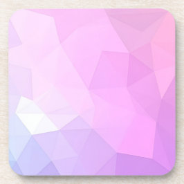 Porta-copo Polygonal Geometric Shapes Plastic Coaster Set