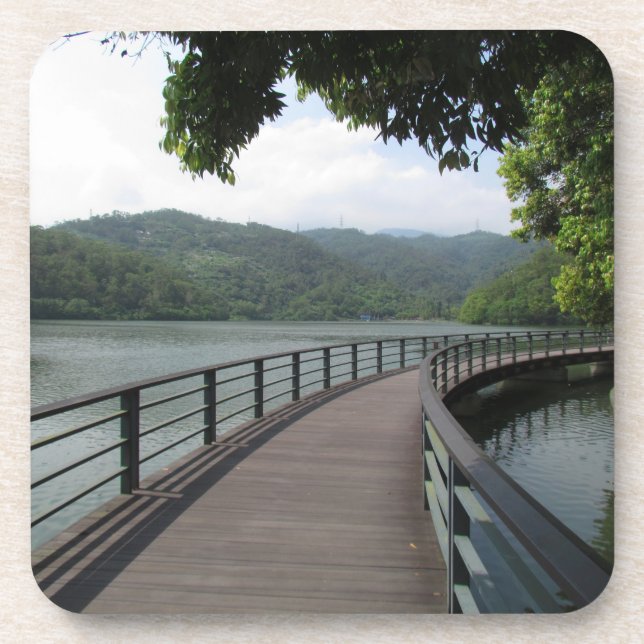 Porta-copo Ponte Bicicleta Sobre Água (Frente)