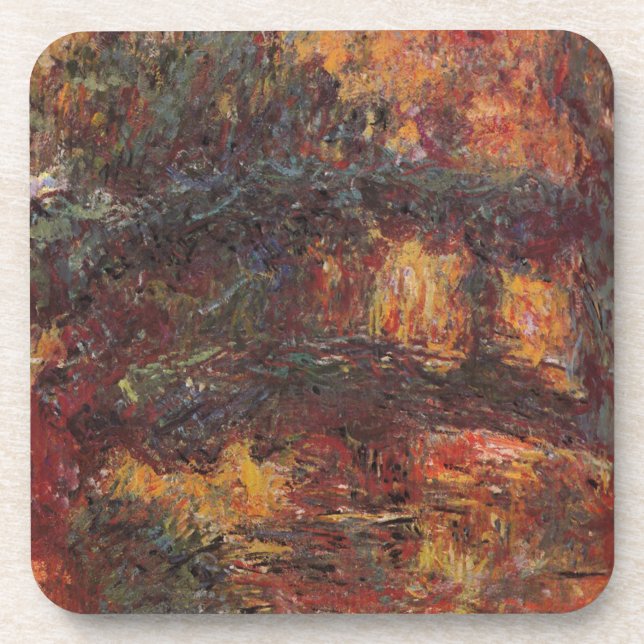 Porta-copo Ponte Japonesa - Claude Monet - c1920 (Frente)