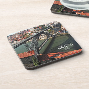 Porta-copo Ponte Porto sobre o rio Douro, Portugal