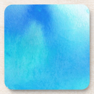 Porta-copo Ponto azul, pintado mão abstrato da aguarela