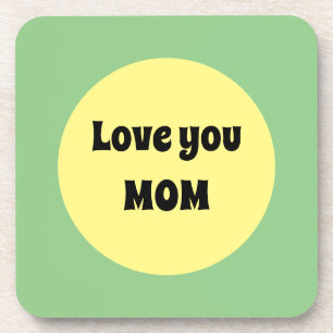 Porta-copo Ponto grande amarelo