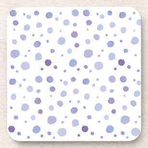 Porta-copo pontos pintados à mão