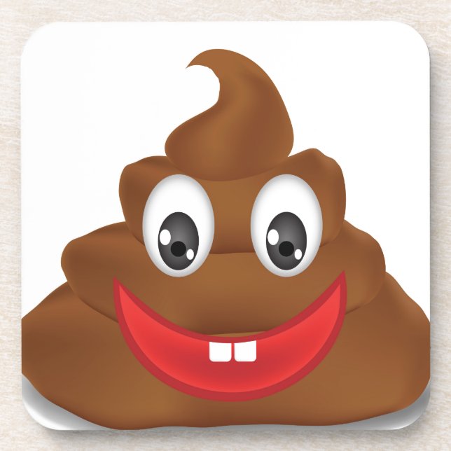 Porta-copo poo emojis (Frente)