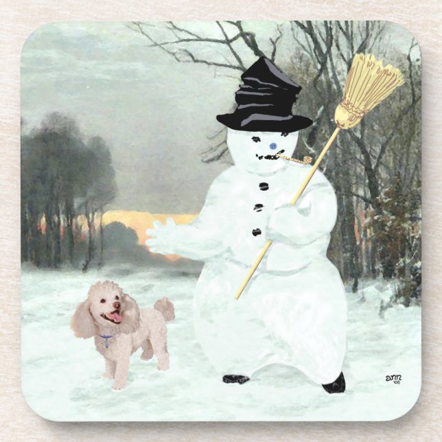 Porta-copo Poodle (Frente)