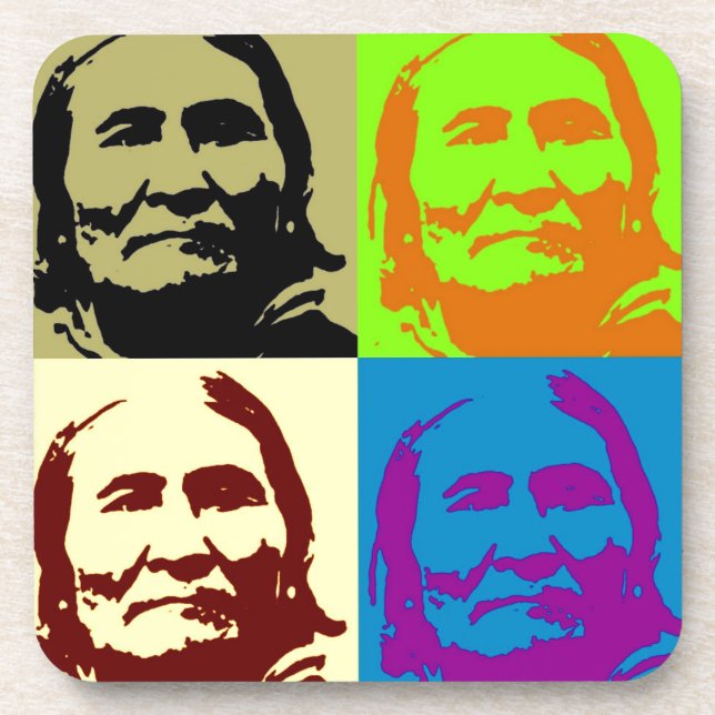 Porta-copo Pop Art Freedom Fighter Geronimo (Frente)