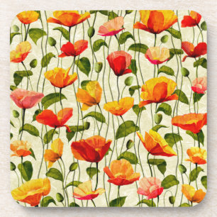 Porta-copo Poppies Brilhantes