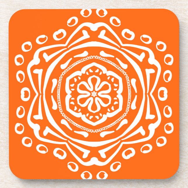 Porta-copo Poppy Mandala (Frente)