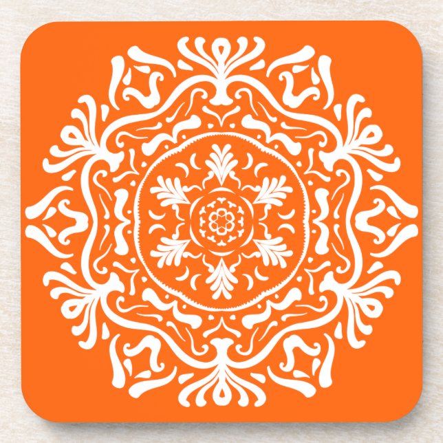 Porta-copo Poppy Mandala (Frente)
