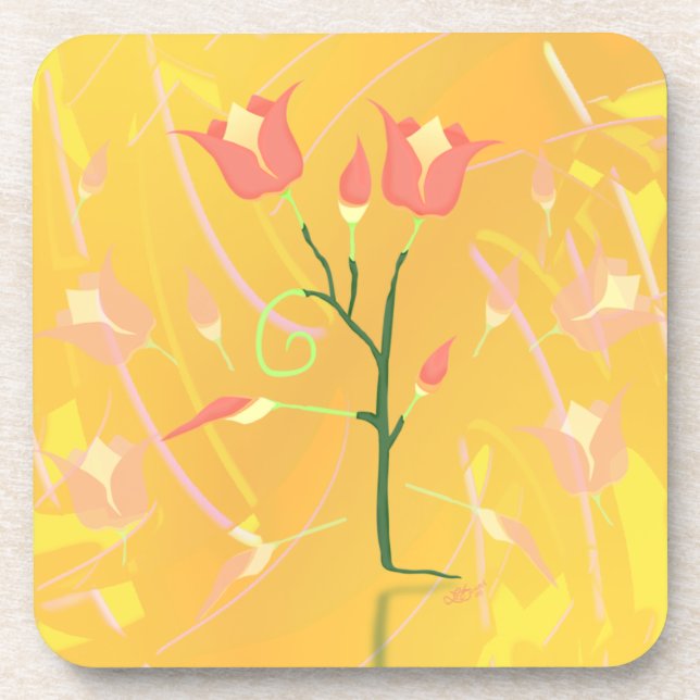 Porta-copo Poppy Turco (Frente)