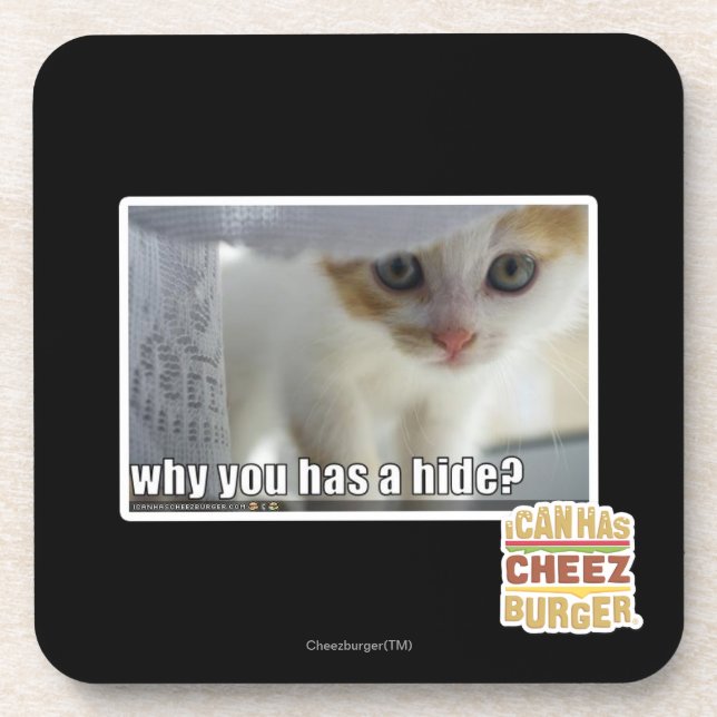 Porta-copo Por que você tem um couro cru? (Frente)