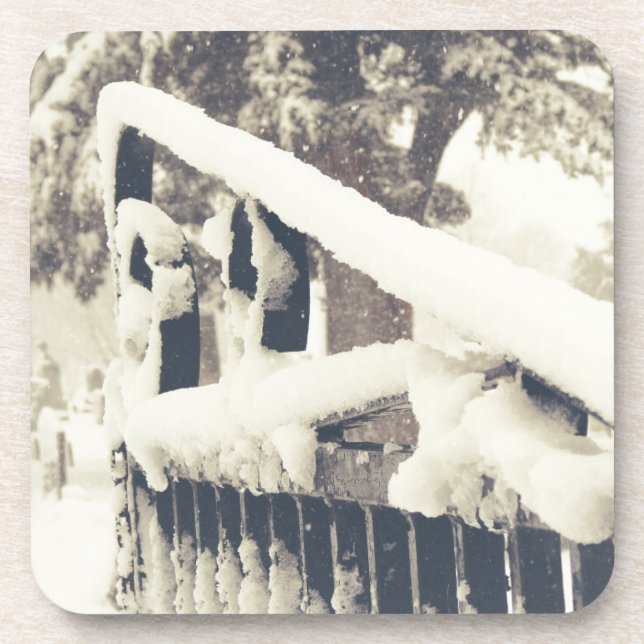 Porta-copo Porta do Cemitério de inverno (Frente)