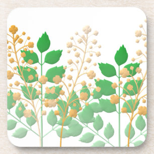 Porta-copo Portas copos com Flores e Folhas