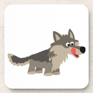 Porta-copo Portas copos com fome do lobo dos desenhos animado