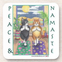 Porta-copo Portas copos da ioga do gato (botão & Tony)