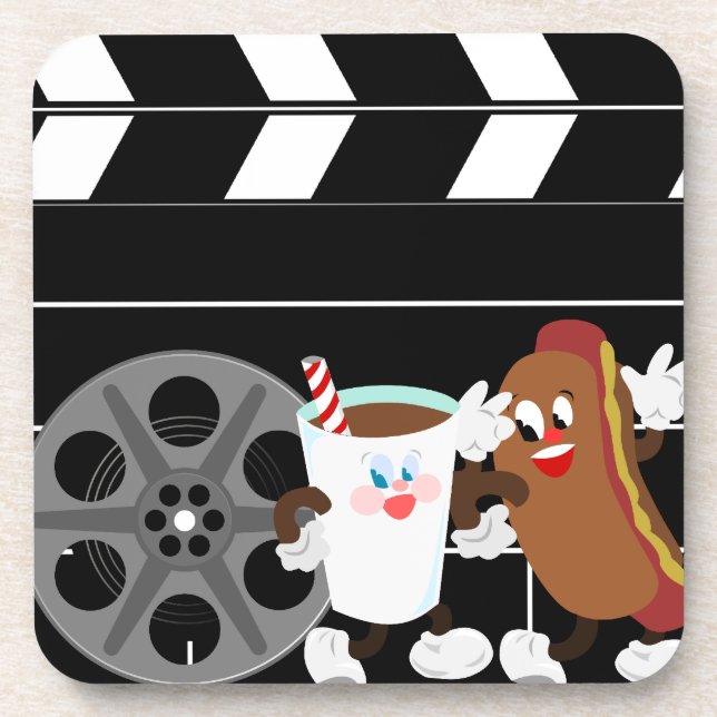 Porta-copo Portas copos da noite de cinema (Frente)