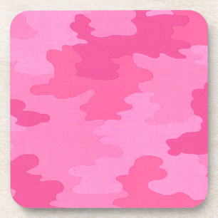 Porta-copo Portas copos de Camuflagem Cor-de-Rosa Brilhante