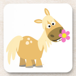 Porta-copo Portas copos de CartoonPony e Flor