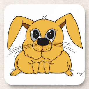 Porta-copo Portas copos de coelho gordo - Conjunto 6
