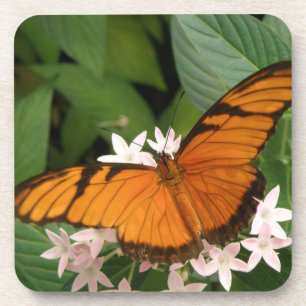 Porta-copo Portas copos de Cortiça de Borboleta Laranja Juli