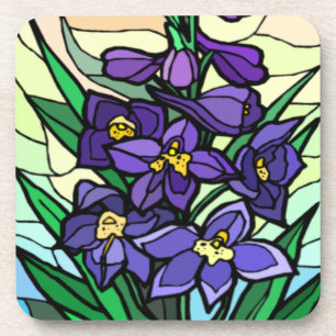 Porta-copo Portas copos De Dendrobium De Vidro De Mancha