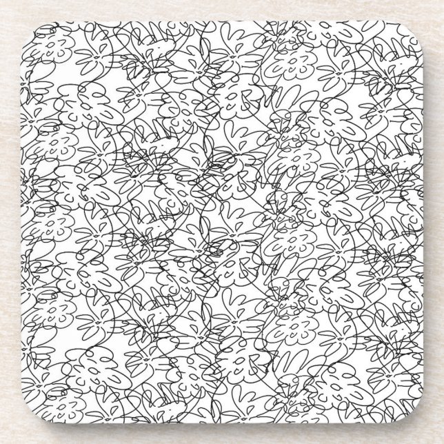 Porta-copo Portas copos de Flores Dançantes (Frente)